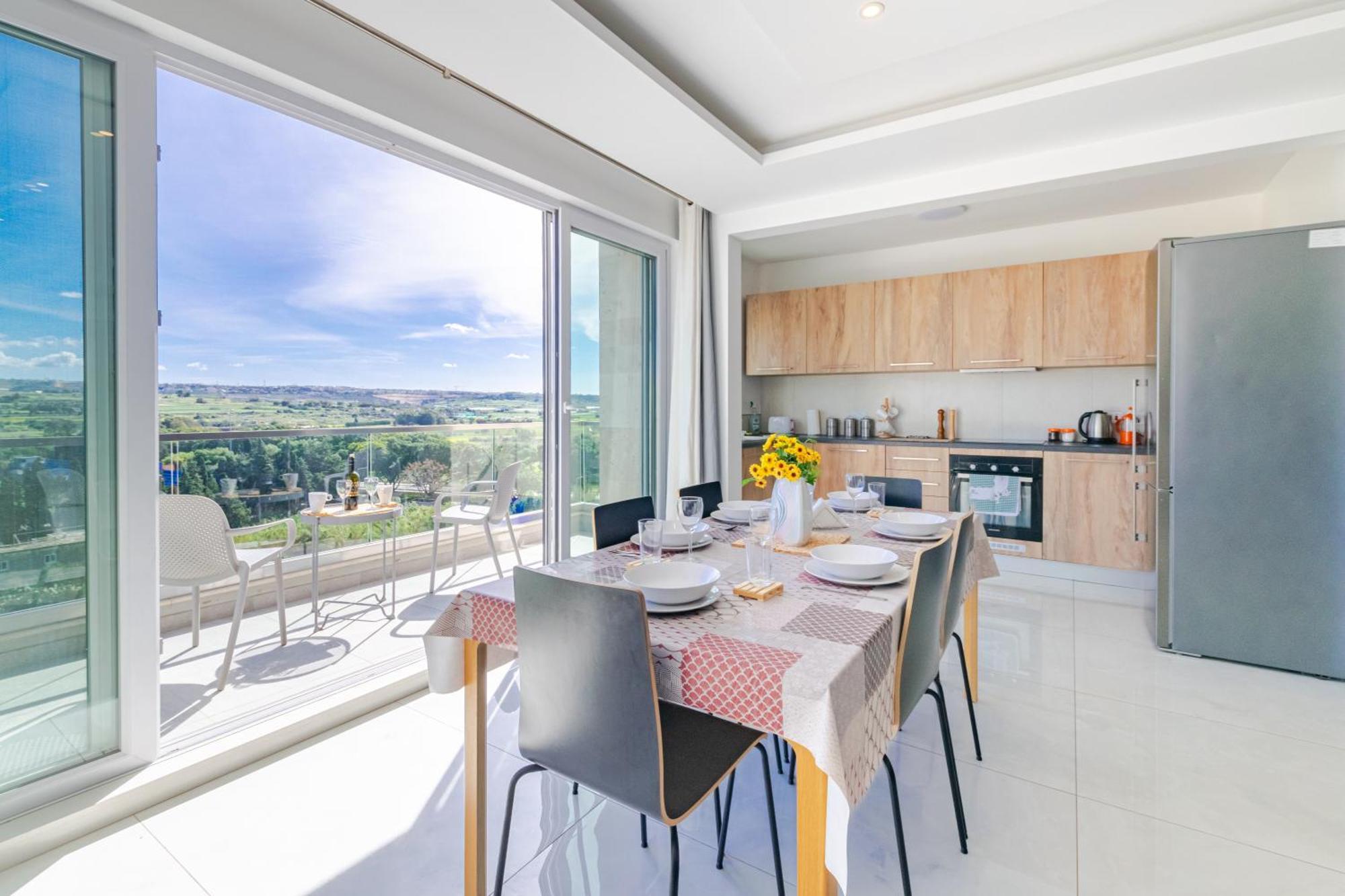 New Spacious Apartment With Amazing View Bugibba 圣保罗湾城 外观 照片