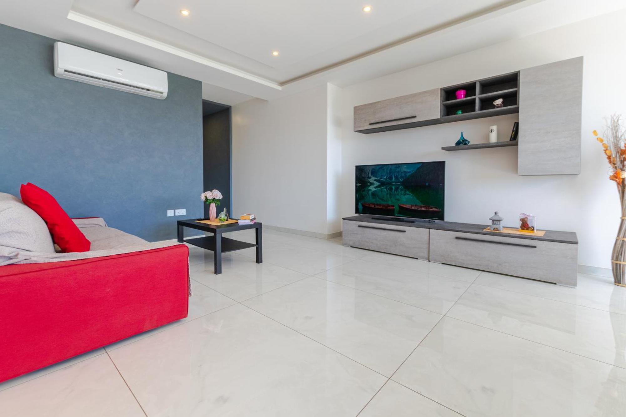 New Spacious Apartment With Amazing View Bugibba 圣保罗湾城 外观 照片
